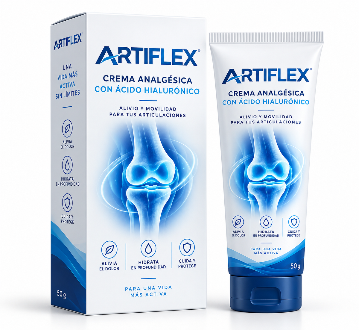 Crema Analgésica para Articulaciones con Ácido Hialurónico